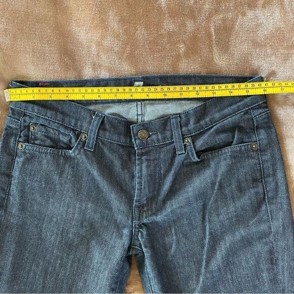 7 for all mankind Women’s Roxanne Jeans Low Rise Dark Wash Soft Size 29 - Picture 11 of 13